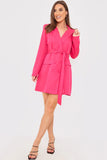 Tie Waist Blazer Dress