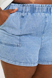Paper Bag Denim Short