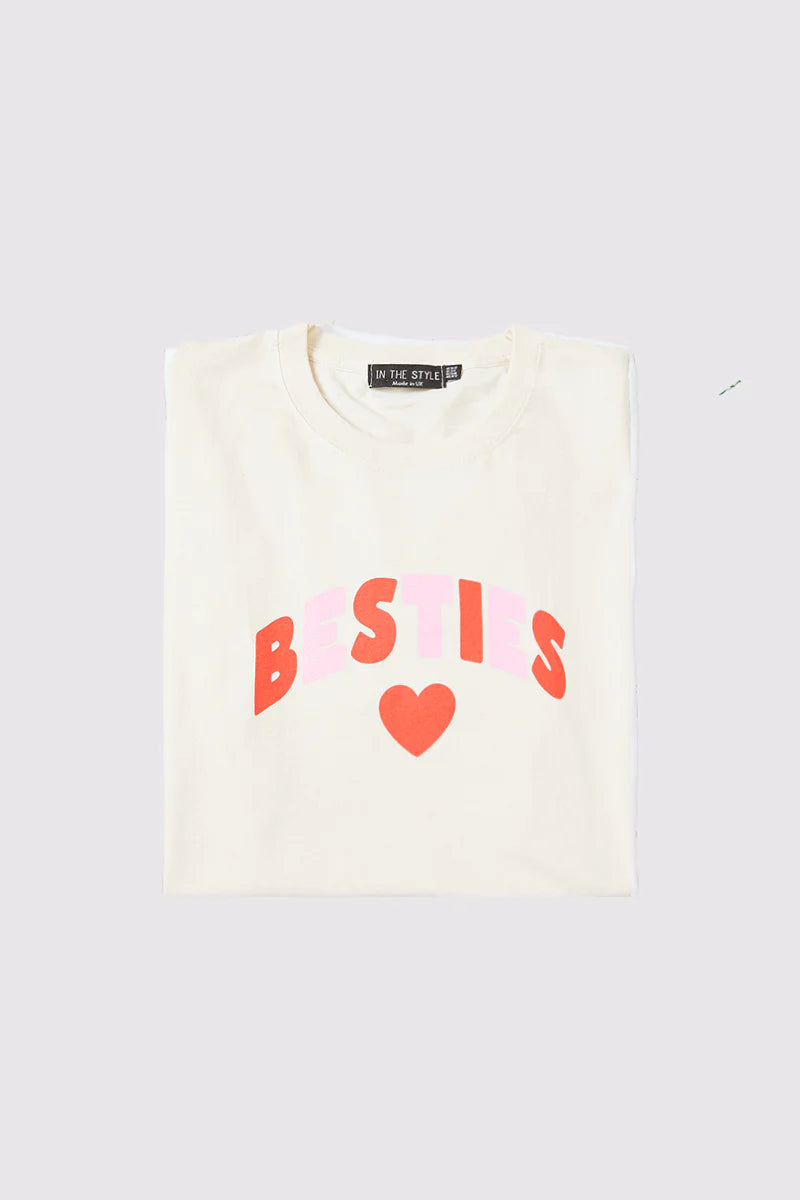Besties' Slogan T-Shirt