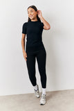 Black 2 Pack Jersey Kickflare and Legging