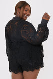 Lace Co Ord Shirt