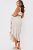 Chiffon Frill Detail Wrap Sarong