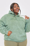 Calabasas' Acid Wash Slogan Hoodie