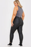 Coated Adjustable Skinny Jeans
