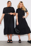 Smock Midaxi T-Shirt Dress