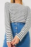 Long Sleeved Stripe T-Shirt