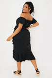 Sweetheart Neck Skater Dress With Pockets