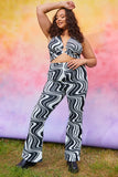 Jersey Printed Flares