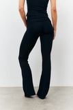 Sculpting Fold Over Waistband Flare Leg Trouser