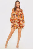 Paisley Ruffle Skirt
