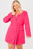 Tie Waist Blazer Dress