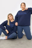V-Neck Embroidered Sport Collective Jersey Sweater