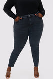 Washed High Waisted Skinny Jeans