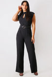Key Hole Front Jumpsuit