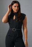 Key Hole Front Jumpsuit