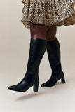 Kylie Heeled High Leg Boot