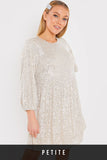 Sequin Smock Mini Dress