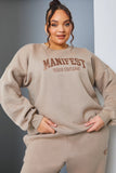 Manifest Your Dreams' Slogan Sweater
