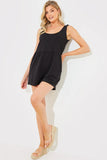 Tie Shoulder Fuller Short Playsuit