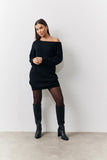 Off The Shoulder Knitted Dress