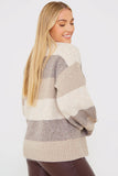 Recycled Stripe Tonal Knitted Jumper