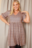 V Neck Skater Dress