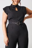 Key Hole Front Jumpsuit