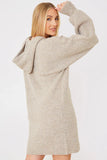 Recycled Knitted Hoodie Dress