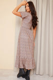 Frill Hem Midaxi Dress