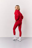Red High Waisted Sculpt and Control Leggings