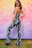Jersey Printed Flares