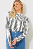 Long Sleeved Stripe T-Shirt