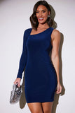 One Shoulder Cut Out Mini Dress