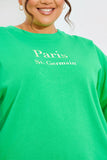 Paris Embroidered Sweatshirt