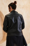 Faux Leather Biker Jacket