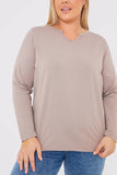 Stone Notch Long Sleeve Top