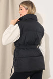 Belted Puffer Gilet