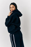 Navy Fits Bubble Print Co-Ord Hoodie