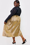 Plisse Maxi Skirt