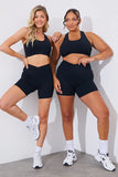 Soft Touch Crossover Waist Cycling Shorts