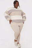 Recycled Stripe Tonal Knitted Jumper