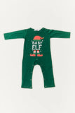 Babies Elf Print Matching Family Romper