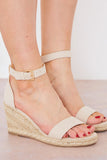 Buckle Detail Mid High Wedges