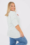 V Neck Oversized T-Shirt