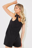 Tie Shoulder Fuller Short Playsuit