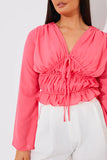 Shirred Detail Blouse