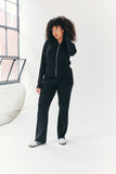Rib Knit Co-Ord Flare Trouser
