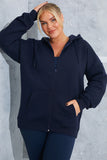 Oversized Zip Through Sweatshirt