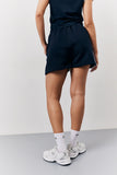 Navy 90's Fits Slogan Side Stripe Co-Ord Shorts