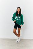 NYC Printed Varsity Sweatshirt